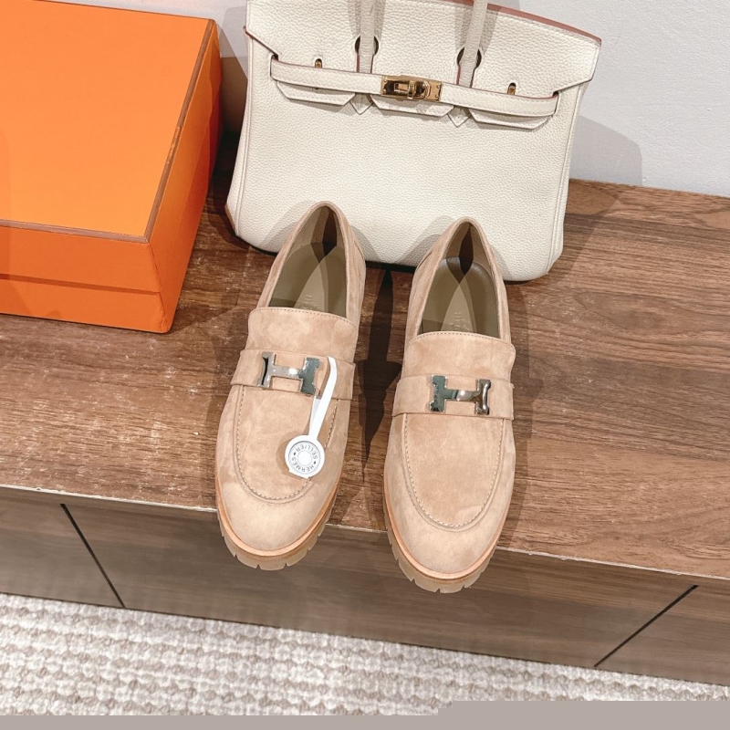 H**mes leather shoes